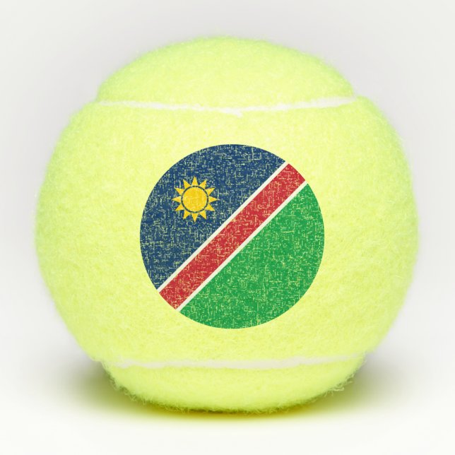 Pelotas De Tenis Bandera de Namibia (Anverso)