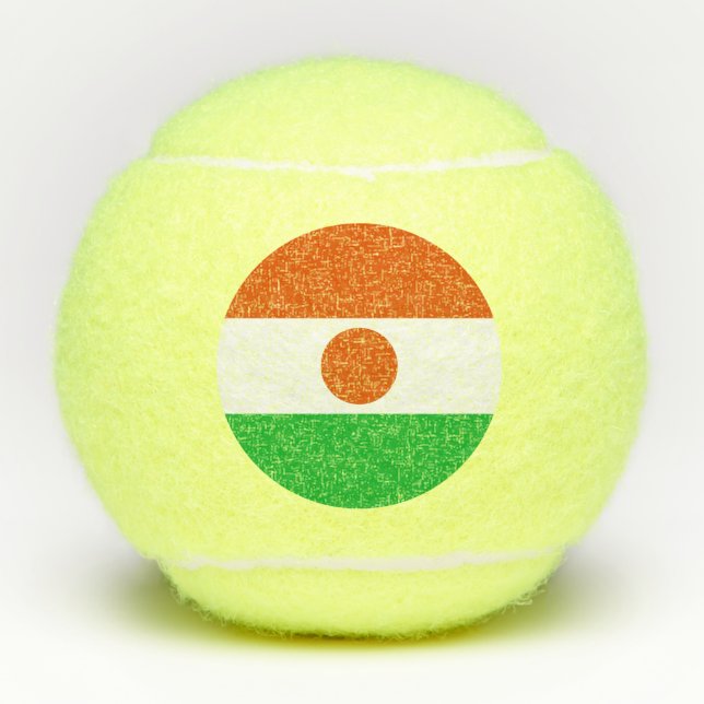 Pelotas De Tenis Bandera de Níger (Anverso)