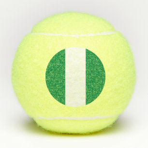 Pelotas De Tenis Bandera de Nigeria