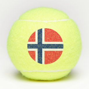 Pelotas De Tenis Bandera de Noruega