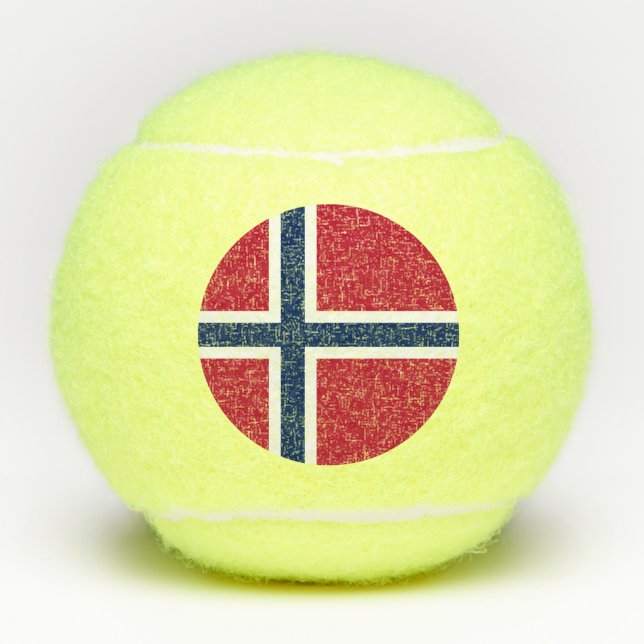 Pelotas De Tenis Bandera de Noruega (Anverso)