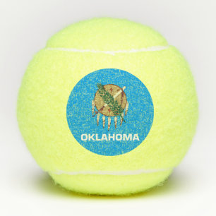 Pelotas De Tenis Bandera de Oklahoma