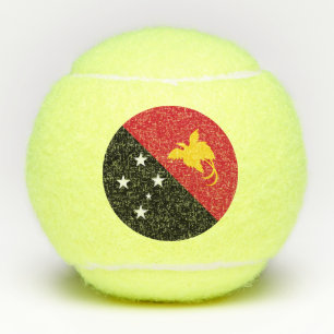 Pelotas De Tenis Bandera de Papua Nueva Guinea