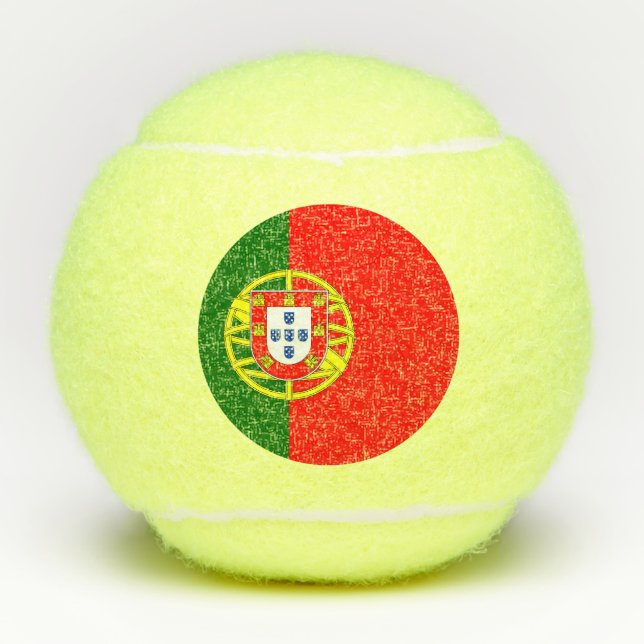 Pelotas De Tenis Bandera de Portugal (Anverso)