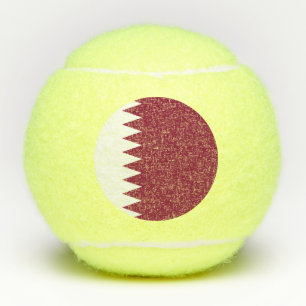 Pelotas De Tenis Bandera de Qatar