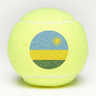 Pelotas De Tenis Bandera de Ruanda