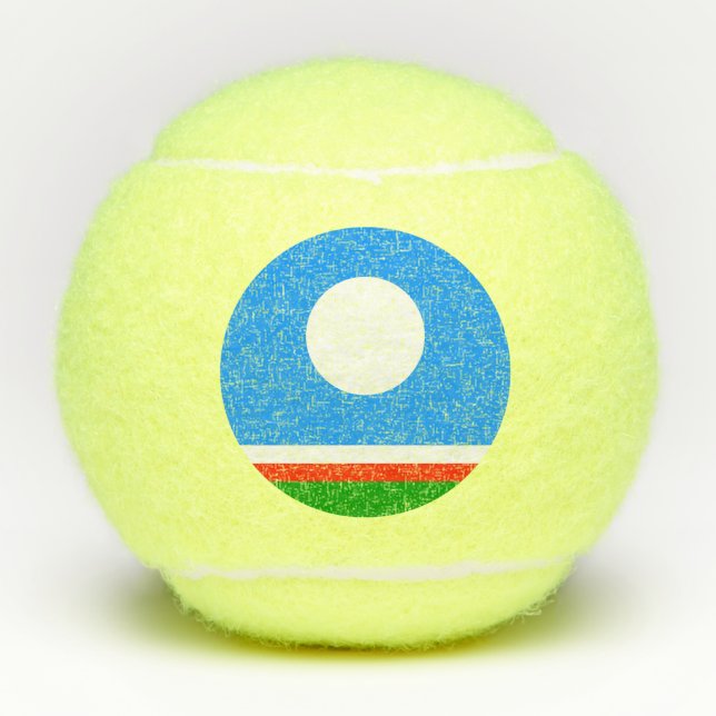 Pelotas De Tenis Bandera de Sakha (Anverso)