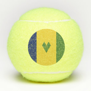 Pelotas De Tenis bandera de San Vicente y las Granadinas