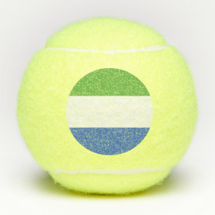 Pelotas De Tenis Bandera de Sierra Leona