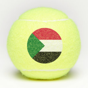 Pelotas De Tenis Bandera de Sudán