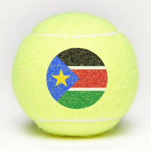 Pelotas De Tenis Bandera de Sudán del Sur