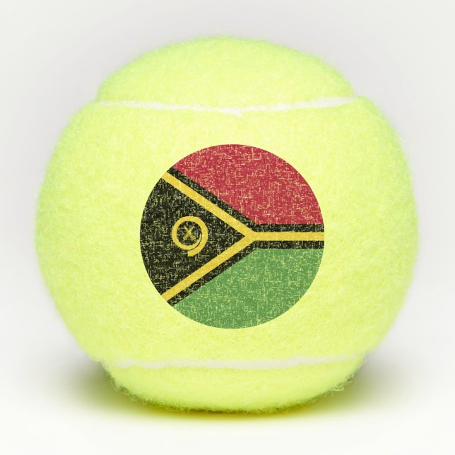 Pelotas De Tenis Bandera de Vanuatu (Anverso)