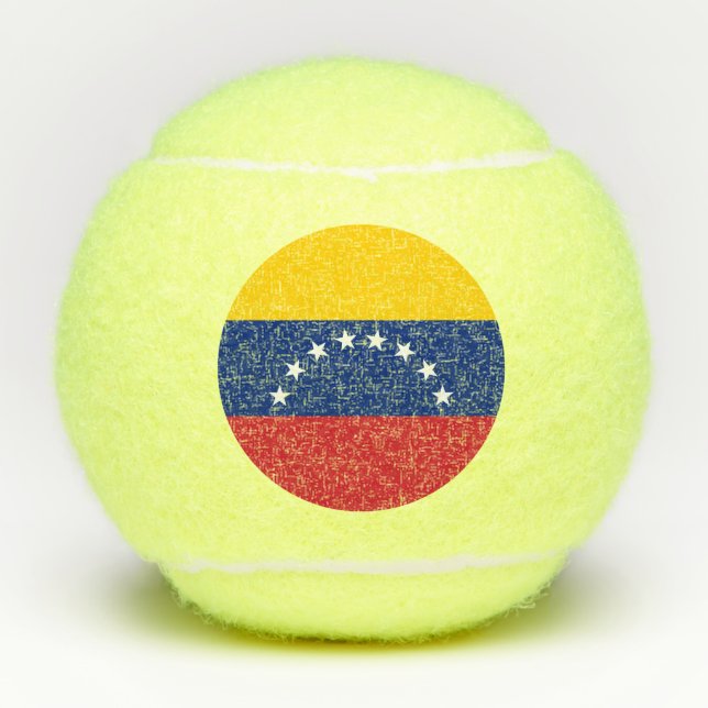 Pelotas De Tenis Bandera de Venezuela (Anverso)