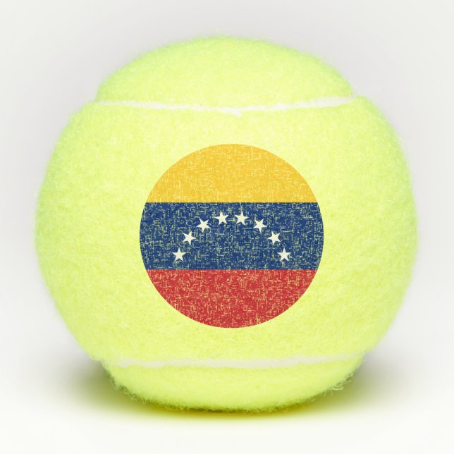 Pelotas De Tenis Bandera de Venezuela (Anverso)