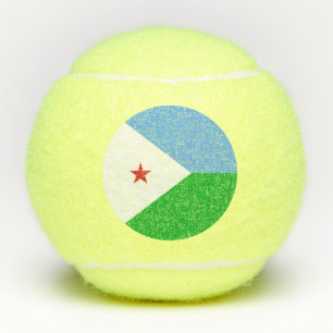 Pelotas De Tenis Bandera de Yibuti