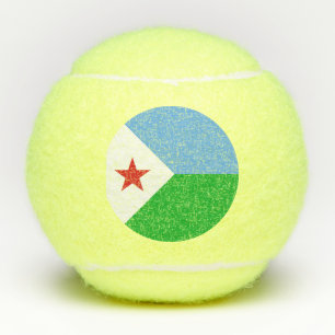 Pelotas De Tenis Bandera de Yibuti