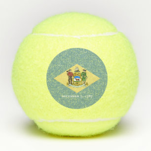 Pelotas De Tenis Bandera del estado de Delaware