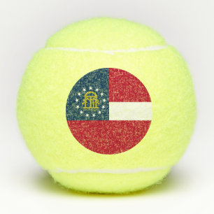 Pelotas De Tenis Bandera del Estado de Georgia