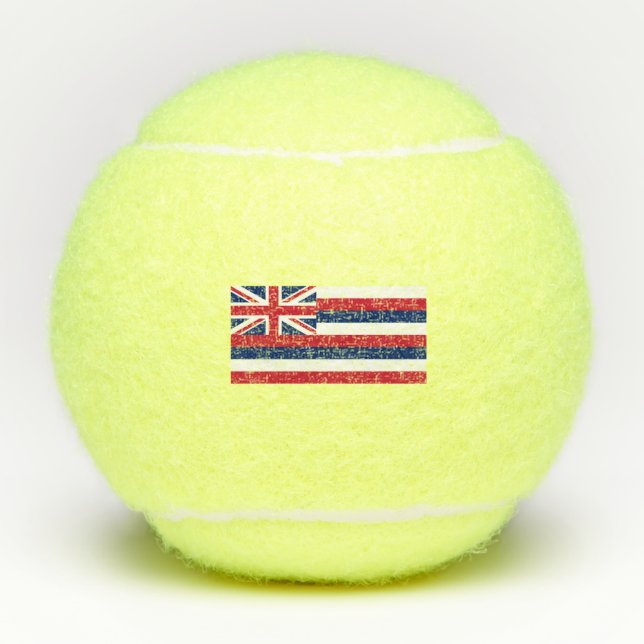 Pelotas De Tenis Bandera del Estado de Hawái (Anverso)