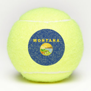 Pelotas De Tenis Bandera del estado de Montana