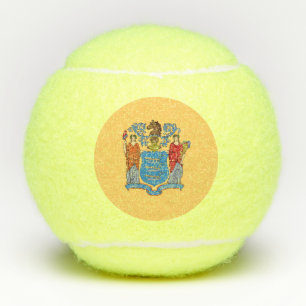 Pelotas De Tenis Bandera del Estado de Nueva Jersey