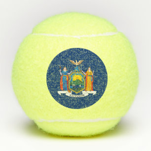 Pelotas De Tenis Bandera del estado de Nueva York