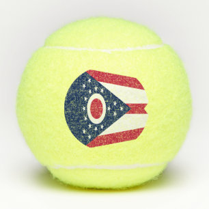 Pelotas De Tenis Bandera del Estado de Ohio
