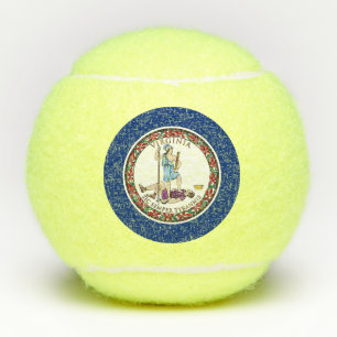 Pelotas De Tenis Bandera del estado de Virginia