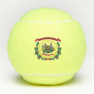Pelotas De Tenis Bandera del Estado de Virginia Occidental