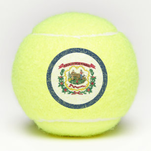 Pelotas De Tenis Bandera del estado de Virginia Occidental