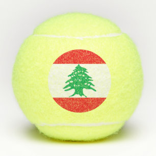 Pelotas De Tenis Bandera del Líbano