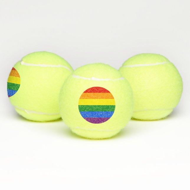 Pelotas De Tenis Bandera del Orgullo Gay Arcoiris LGBT (Múltiples)