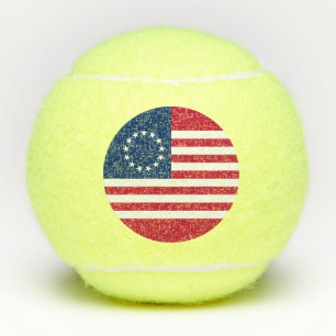 Pelotas De Tenis Bandera estadounidense de Betsy Ross