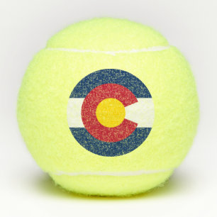 Pelotas De Tenis Bandera Estatal de Colorado