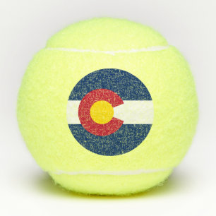 Pelotas De Tenis Bandera Estatal de Colorado