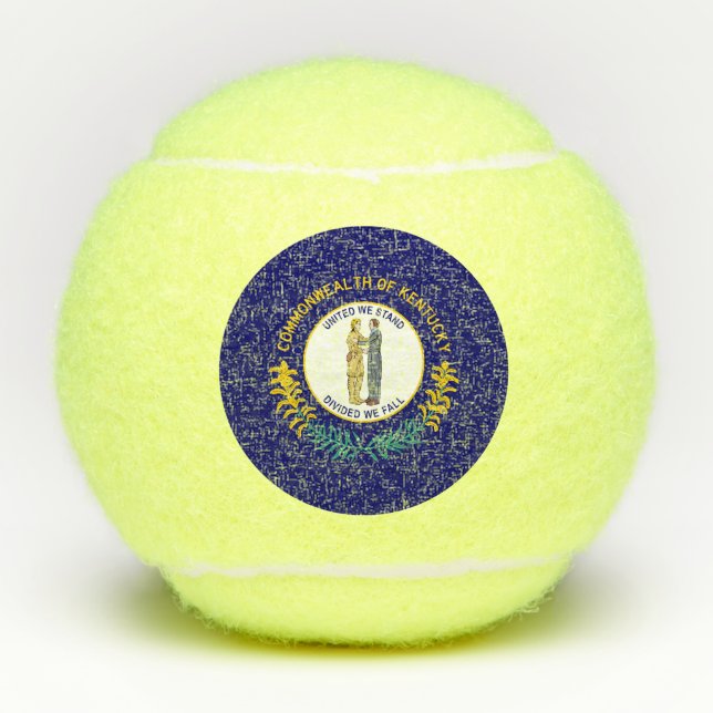 Pelotas De Tenis Bandera estatal de Kentucky (Anverso)