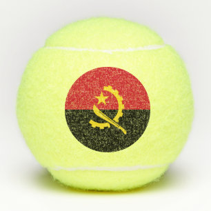 Pelotas De Tenis Bandera patriótica angoleña