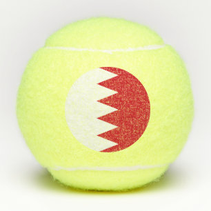 Pelotas De Tenis Bandera patriótica de Baréin