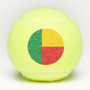 Pelotas De Tenis Bandera patriótica de Benín