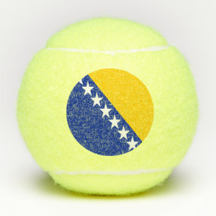 Pelotas De Tenis Bandera patriótica de Bosnia Herzegovina