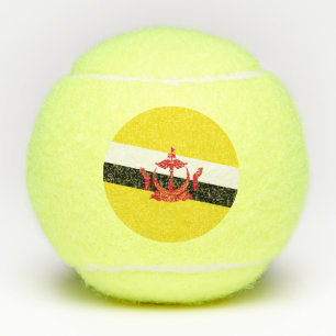 Pelotas De Tenis Bandera patriótica de Brunéi