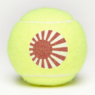 Pelotas De Tenis Bandera solar imperial en ascenso de Japón, Edo a 