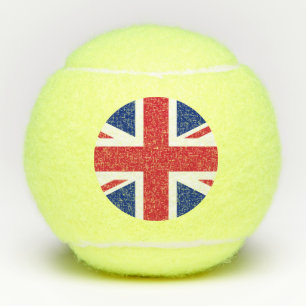 Pelotas De Tenis Bandera Union Jack del Reino Unido