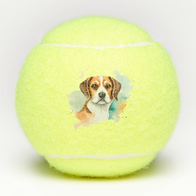 Pelotas De Tenis Beagle personalizado (Anverso)