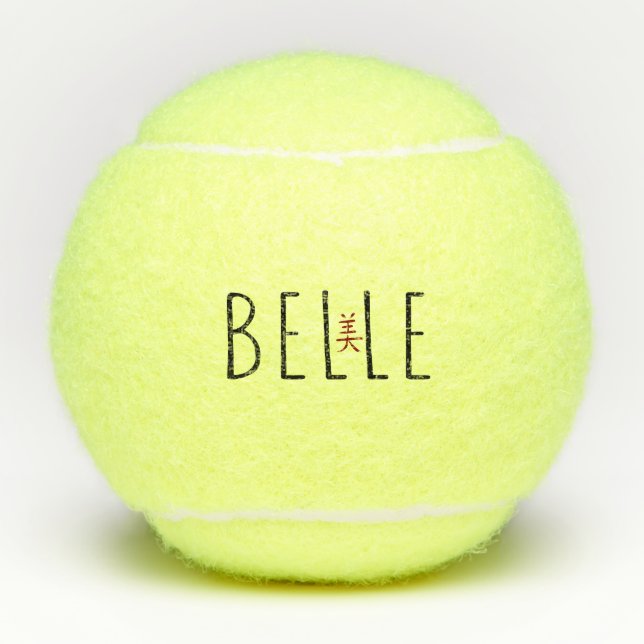 Pelotas De Tenis Belle (Anverso)