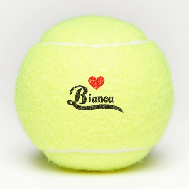 Pelotas De Tenis Bianca (Anverso)