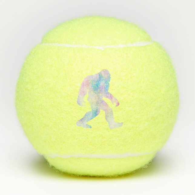 Pelotas De Tenis Bigfoot acuarela       (Anverso)