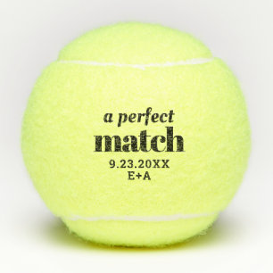 Pelotas de tenis Boda personalizadas Perfectamente