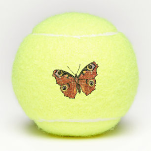 Pelotas De Tenis Bonito Monarca Mariposa Dorada Brown Wings