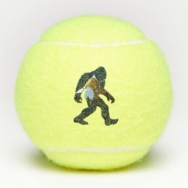 Pelotas De Tenis Bosque Nocturno Pie Grande (Anverso)